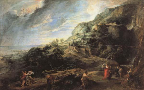 Peter Paul Rubens Ulysses on the Island of the Phaeacians France oil painting art